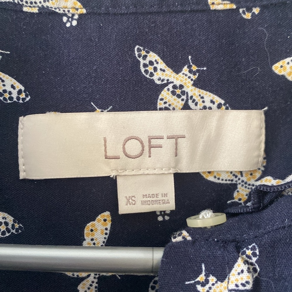 Loft Ruffle Cap sleeve blouse - Picture 2 of 5